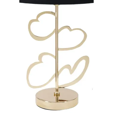 LAMPA STOŁOWA GLAM HEARTS 30X54,5 cm